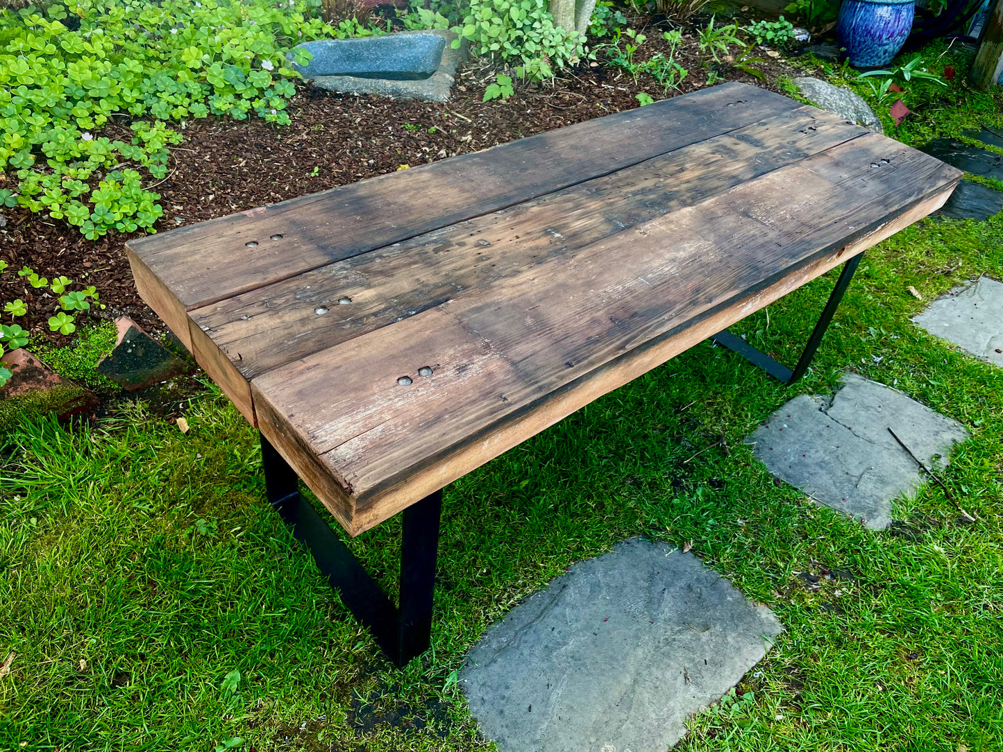 Vintage Wine Vat Bench